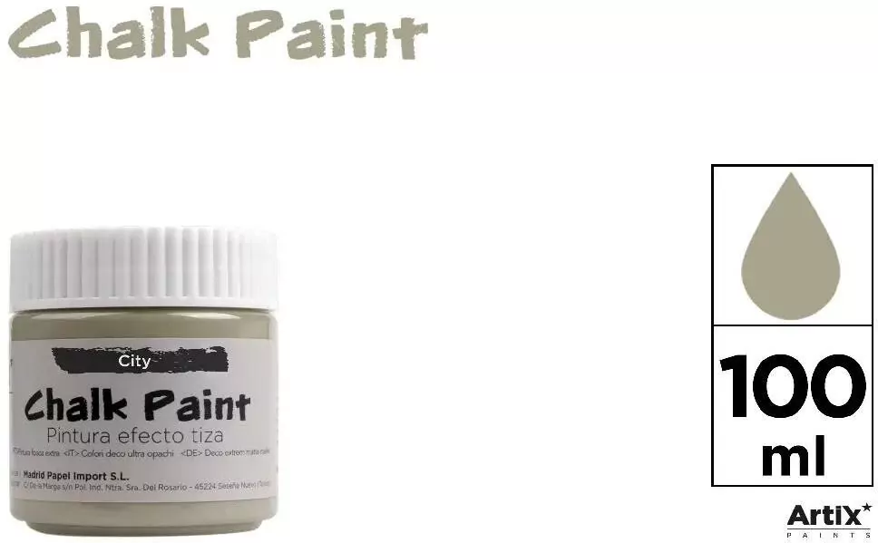 Farba kredowa 100ml city (6szt) - tantis.pl