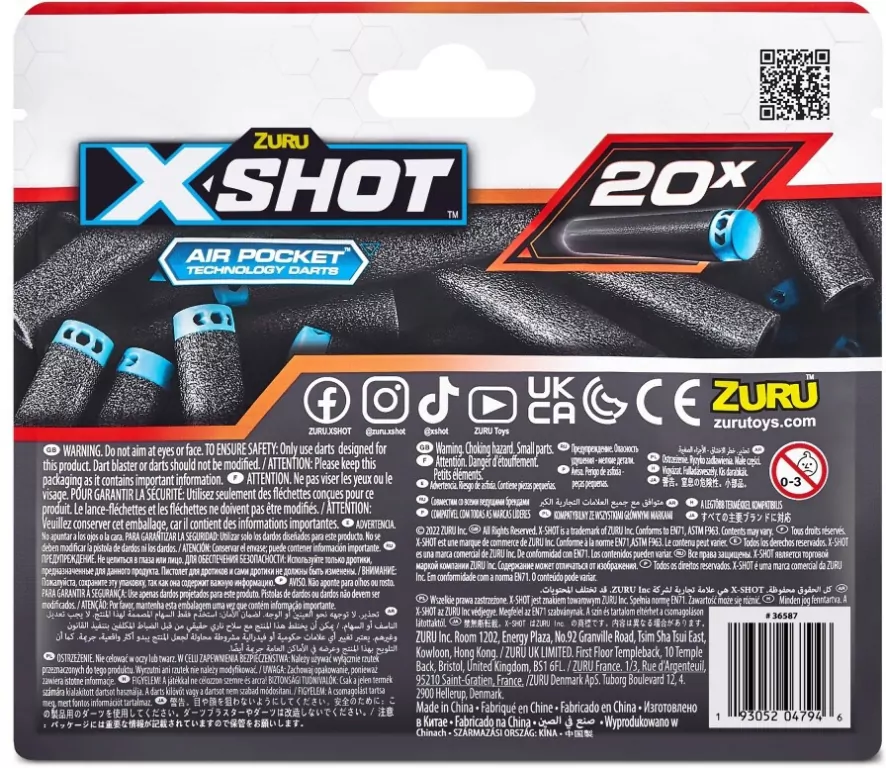 X-Shot. Excel. Zestaw 20 strzałek - tantis.pl