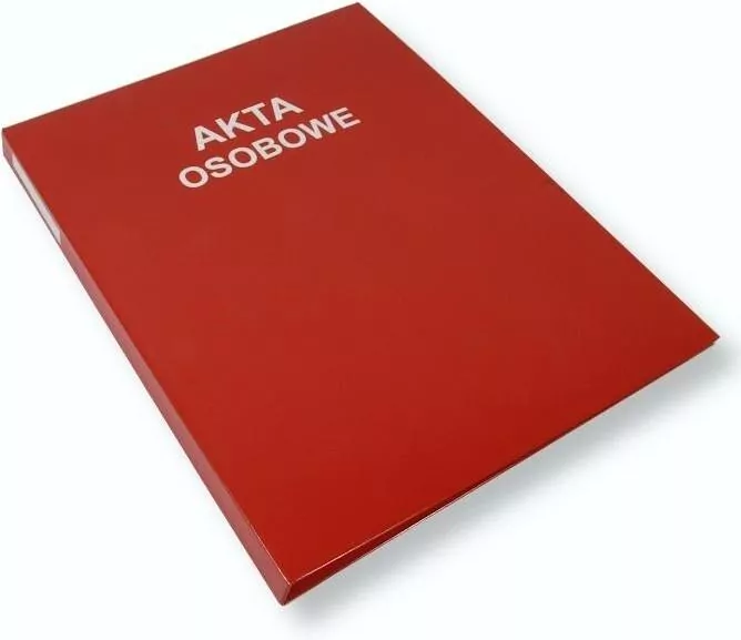 Teczka Akta osobowe T2 czerwona - tantis.pl