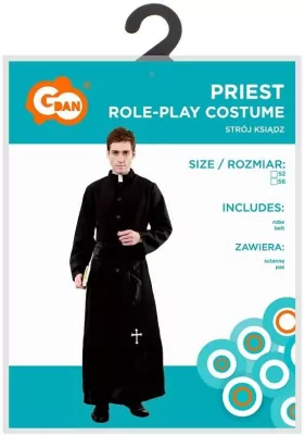Strój księdza dla dorosłych roz.56