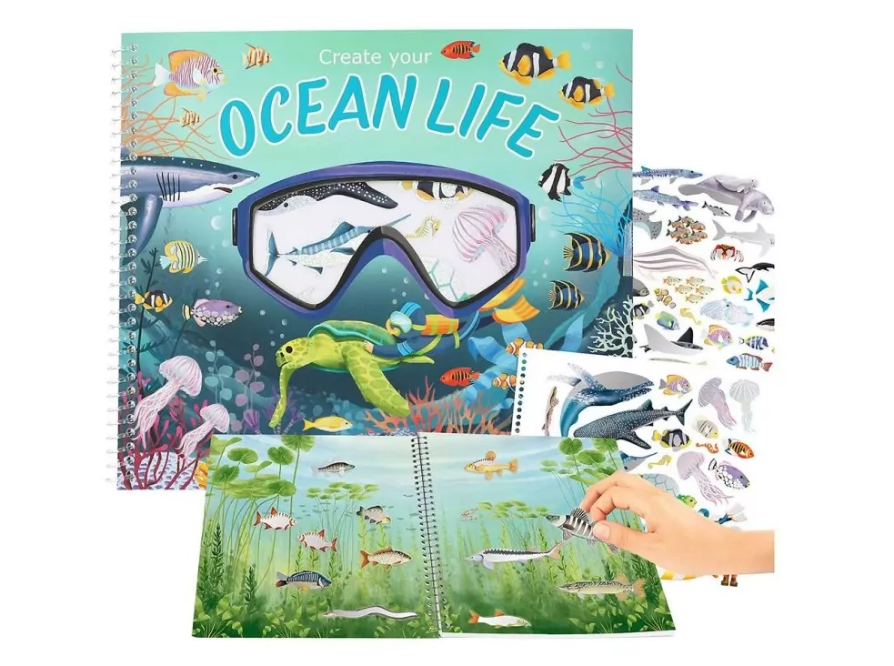 Zestaw Create your Ocean Life z naklejkami 13600A - tantis.pl