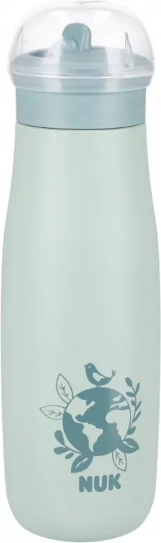 NUK. Mini-Me . Kubek ze słomką. 500ml. 12 miesięcy. Zielona - tantis.pl