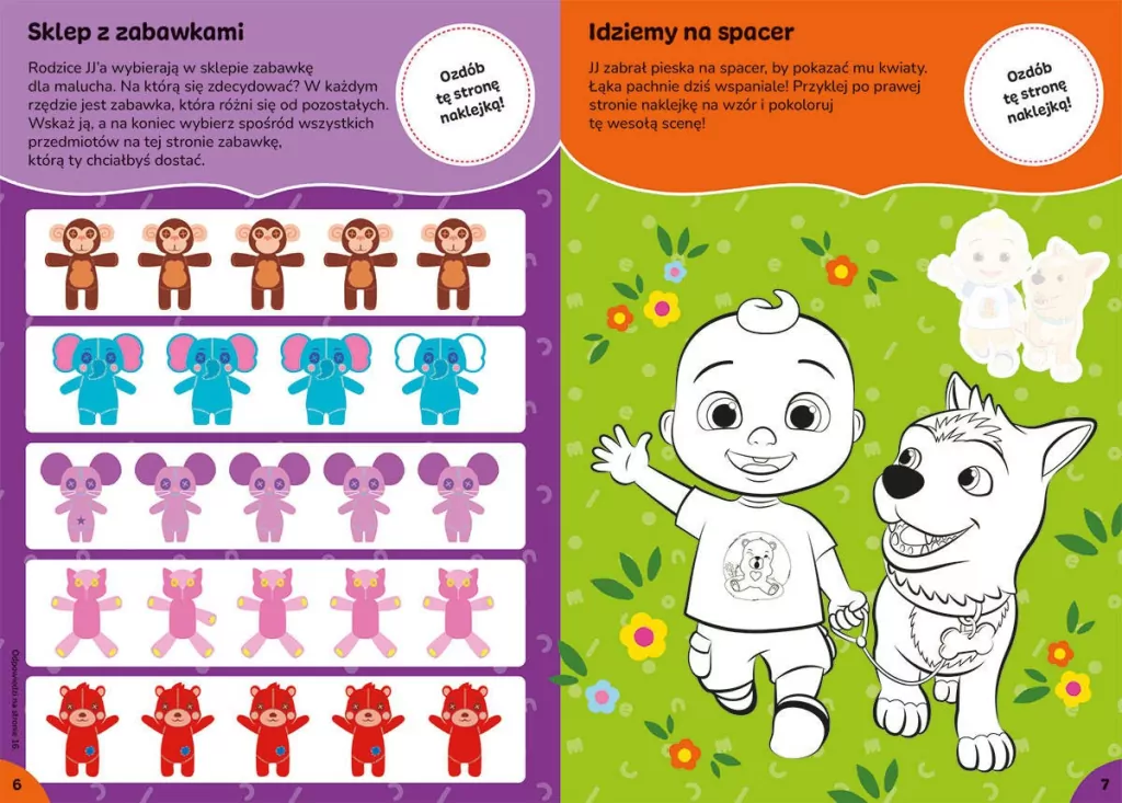 Cocomelon. 100 naklejek - tantis.pl