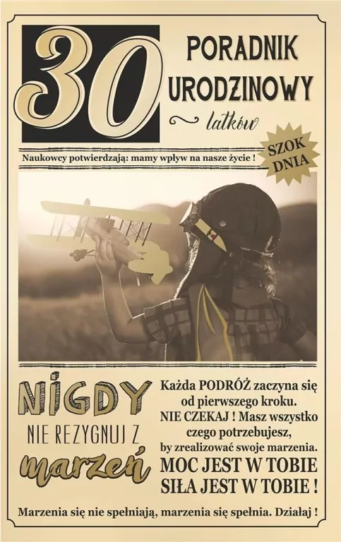 Kartka okolicznościowa. Urodziny 30 - tantis.pl