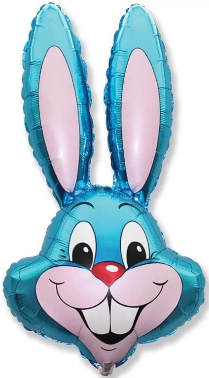 Balon foliowy Rabbit niebieski 60cm - tantis.pl