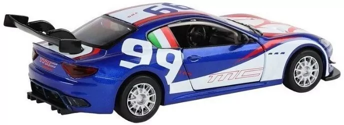 MSZ. Maserati GranTurismo MC GT4 blue 1:43 - tantis.pl