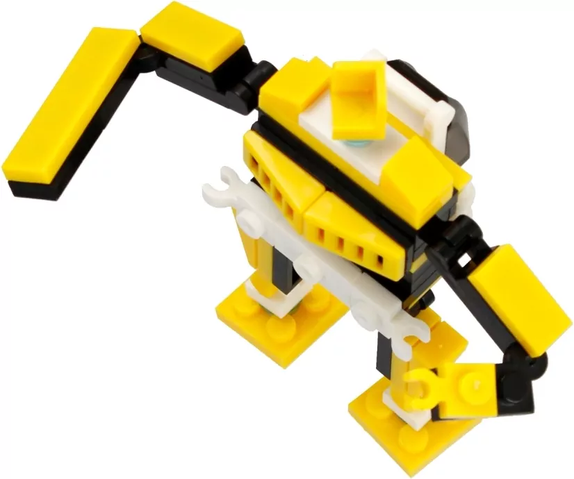 Klocki konstrukcyjne Alleblox RobotUnion 62el żółty - tantis.pl