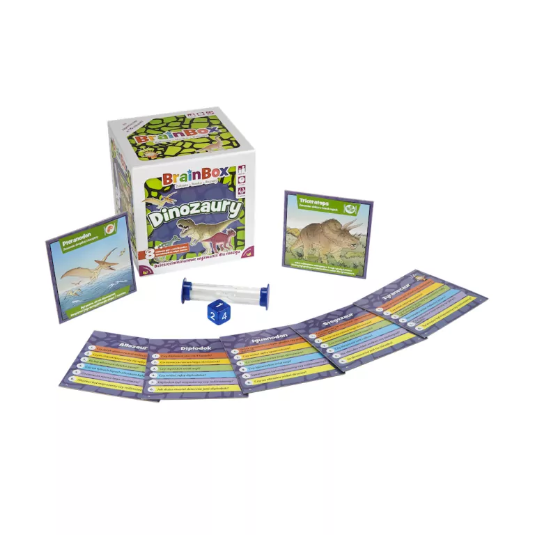 Gra Edukacyjna Dinozaury. BrainBox - tantis.pl