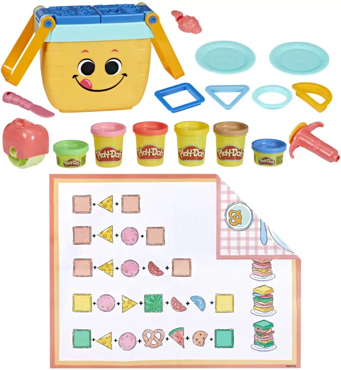Hasbro. Play-Doh Starters piknik i nauka kształtów - tantis.pl