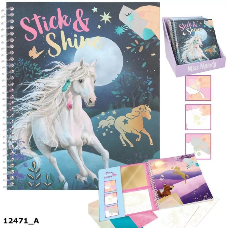 Kolorowanka Stick and Shine Miss Melody 12471A - tantis.pl