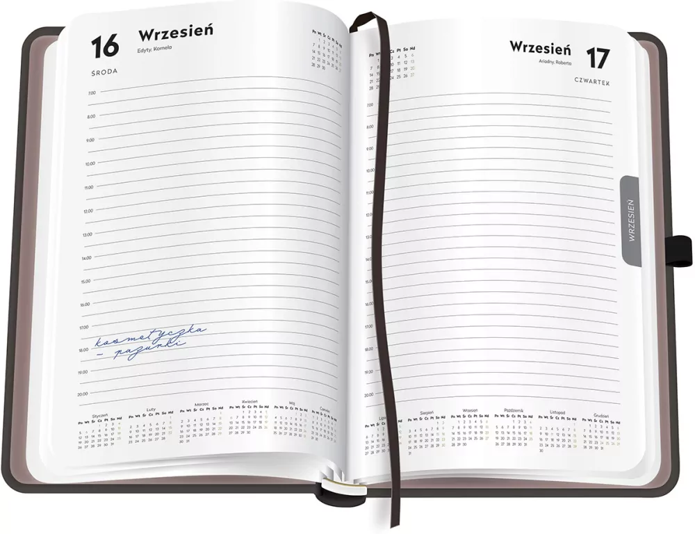 Kalendarz nauczyciela 2026/27 B5 Brown - tantis.pl