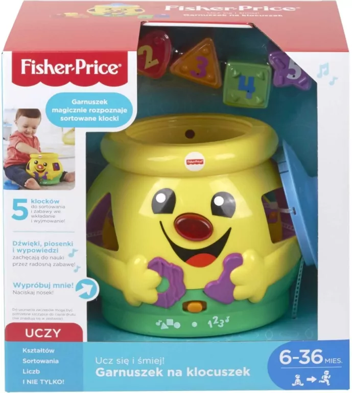 Garnuszek na klocuszek. Fisher-Price - tantis.pl