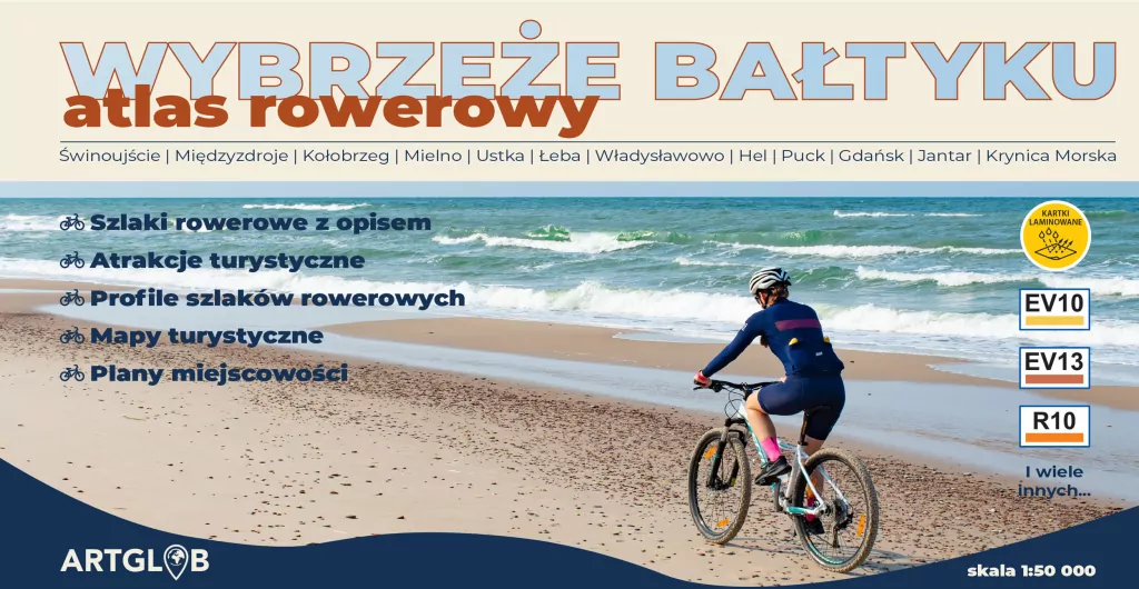 Wybrzeże Bałtyku - atlas rowerowy - tantis.pl