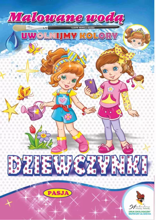 Dziewczynki. Malowane wodą - tantis.pl