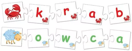 Literka po literce. Układanka edukacyjna - tantis.pl