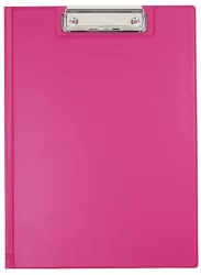 Biurfol. Clipboard A4 Teczka PCV, różowy