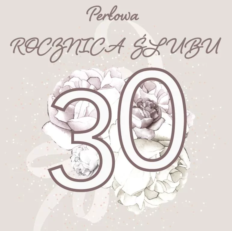 Karnet Swarovski kwadrat. Rocznica Ślubu 30 - tantis.pl