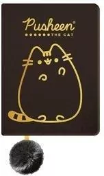 Notatnik pluszowy A5/96K gold Pusheen - tantis.pl