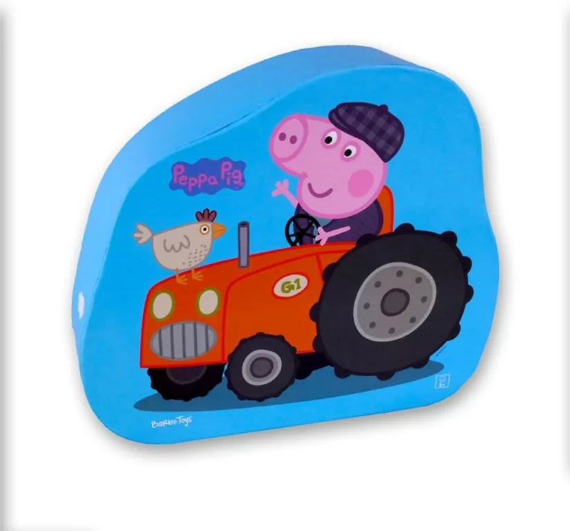 Puzzle dla dzieci w ozdobnym pudełku Farmer George - tantis.pl