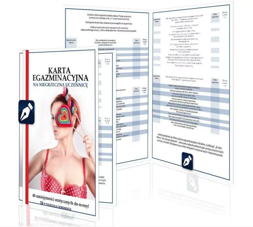 Karta egzaminacyjna na niegrzeczną uczennicę - tantis.pl