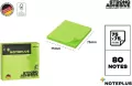 Karteczki samoprzylepne 75x75mm 80K zielone - tantis.pl