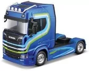BBurago. Str. Fire Haulers Custom Scania 770S Blue - tantis.pl