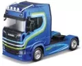 BBurago. Str. Fire Haulers Custom Scania 770S Blue - tantis.pl