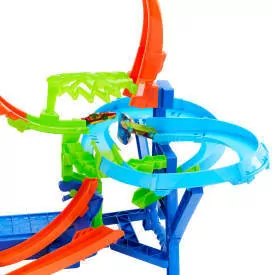 Hot Wheels Stunt Tracks Mir-Air Crash +auto 1:64 - tantis.pl