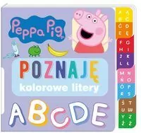Świnka Peppa. Poznaję kolorowe litery - tantis.pl