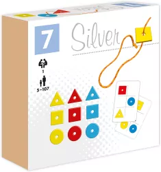 Kolorowa geometria Silver ALEX