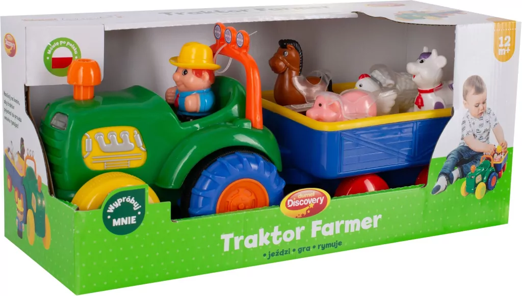 Traktor farmer. Jeździ, gra, rymuje - tantis.pl