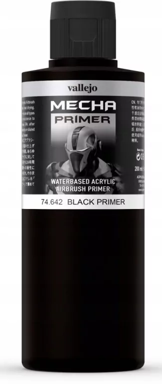 Vallejo: 74.642 - Mecha Primer - Black (200 ml) - tantis.pl