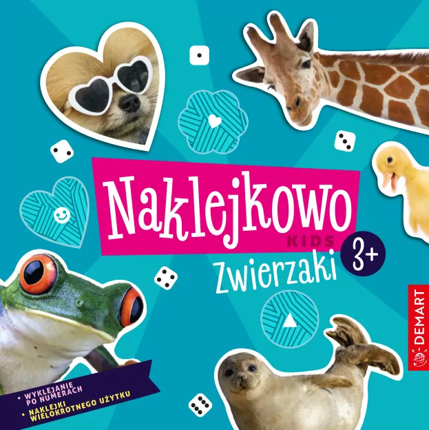 Naklejkowo Kids 3+ Zwierzaki - tantis.pl