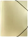 Teczka z gumką A4 PP stardust gold - tantis.pl