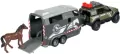Majorette Land Rover zestaw dżokeja 25cm - tantis.pl