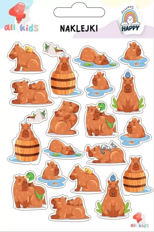 Naklejki dla dzieci Kapibara - tantis.pl