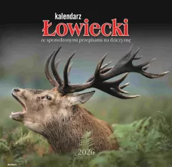 Kalendarz 2026 ścienny albumowy 30x30cm Łowiecki