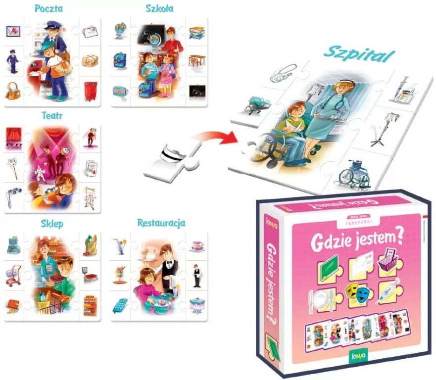 Gdzie jestem? Mądre gierki Tereferki - tantis.pl