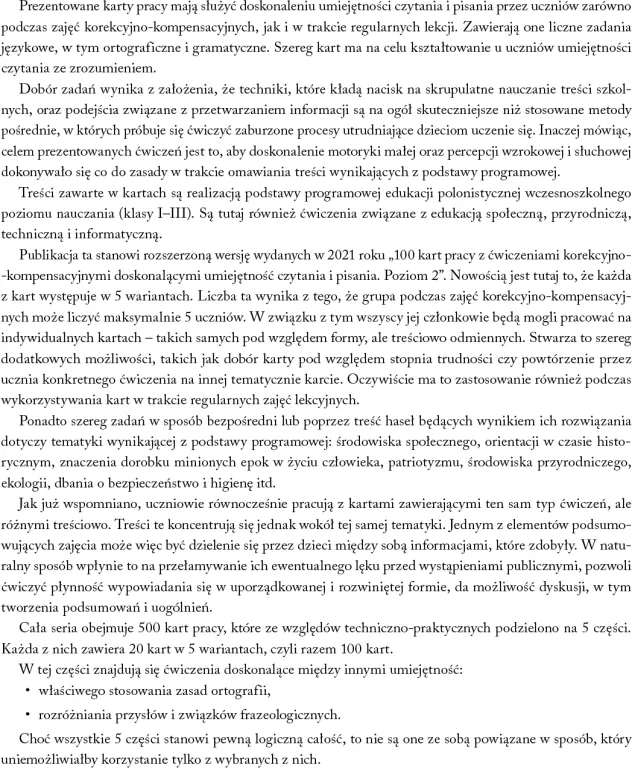 Materiały na zajęcia korekcyjno-kompensacyjne cz.D - tantis.pl