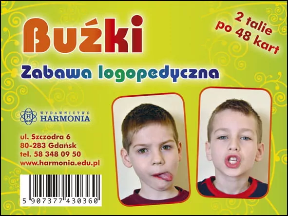 Buźki. Zabawa logopedyczna - tantis.pl