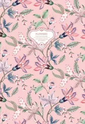 Notatnik ozdobny 143 x 210/96K linia. Kwiaty