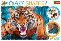 Puzzle 600. Crazy Shapes! Oko w oko z tygrysem - tantis.pl