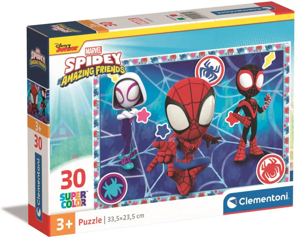 Puzzle 30 Super Kolor Spidey and His Amazing - tantis.pl