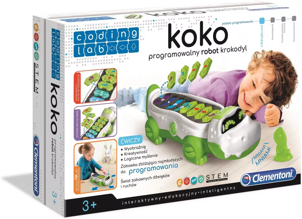 Koko. Programowalny robot krokodyl. 50108 - tantis.pl