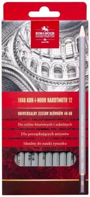 Zestaw ołówkówi grafitowych 1860