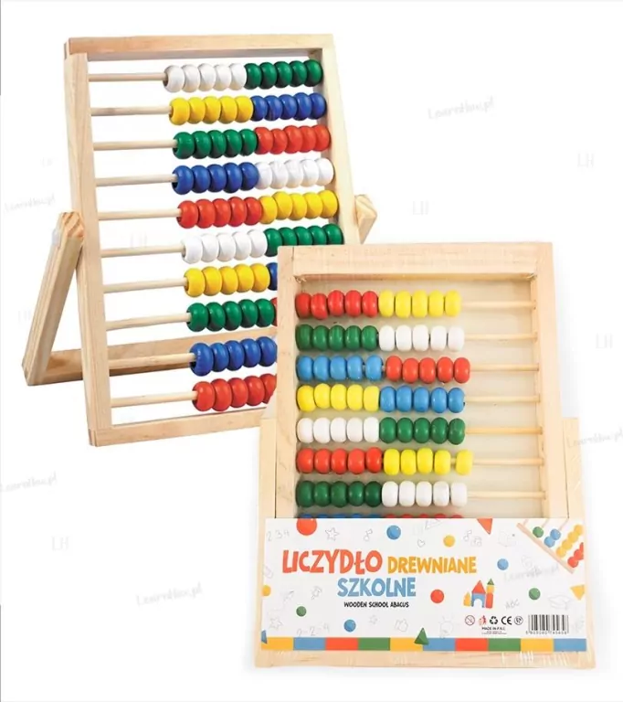 Liczydło drewniane 10-rzędowe - tantis.pl