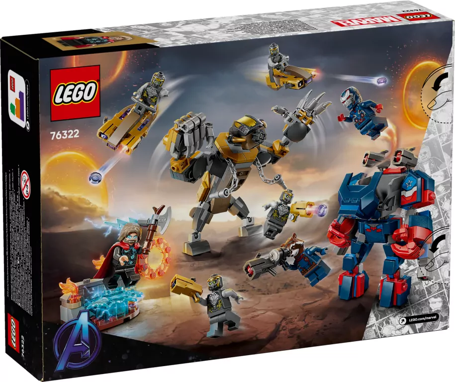 LEGO® Avengers: Koniec gry Thor kontra Chitauri 76322 - tantis.pl