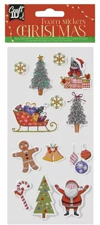 CCG XMAS naklejki piankowe CR8017 02504 - tantis.pl
