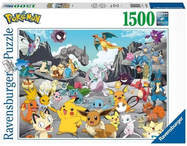Puzzle 1500. Pokemon Classic - tantis.pl