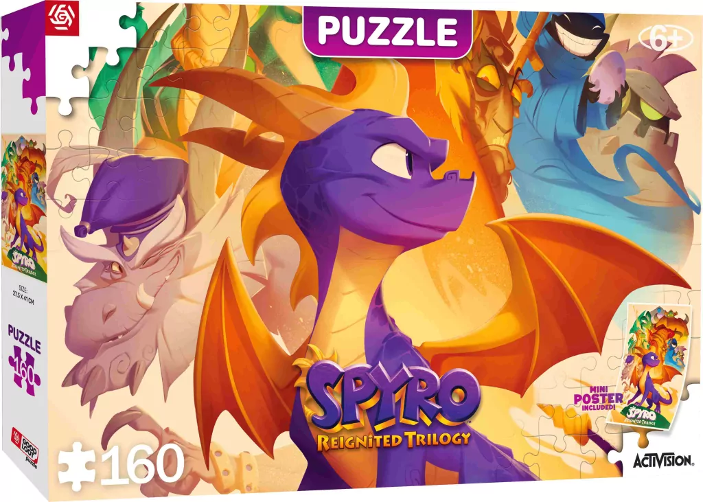 Puzzle 160 Spyro Reignited Trilogy: Heroes - tantis.pl